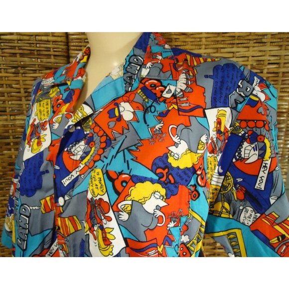 VTG Cartoon WILD Western Land Bright Comic Strip - Picture 3 of 8